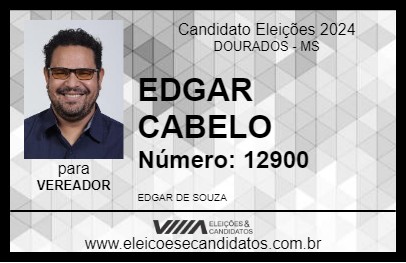 Candidato EDGAR CABELO 2024 - DOURADOS - Eleições