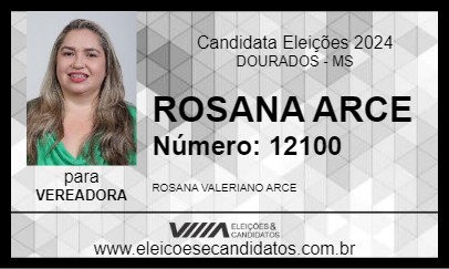 Candidato ROSANA ARCE 2024 - DOURADOS - Eleições