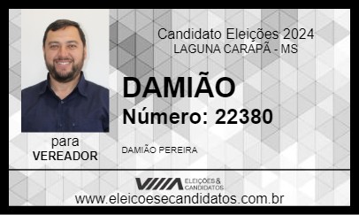 Candidato DAMIÃO 2024 - LAGUNA CARAPÃ - Eleições