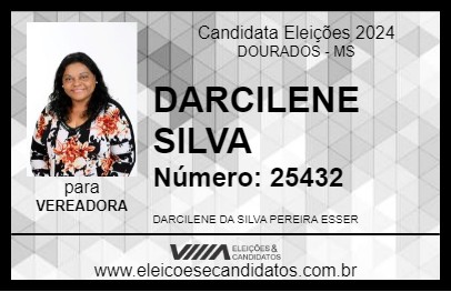 Candidato DARCILENE SILVA 2024 - DOURADOS - Eleições