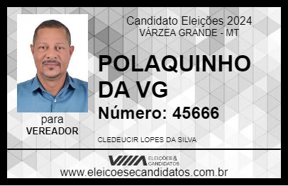 Candidato POLAQUINHO DA VG 2024 - VÁRZEA GRANDE - Eleições