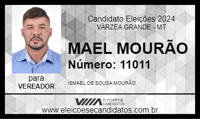 Candidato MAEL MOURÃO 2024 - VÁRZEA GRANDE - Eleições