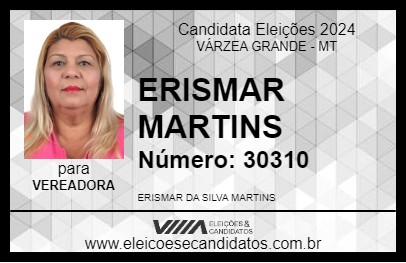 Candidato ERISMAR MARTINS 2024 - VÁRZEA GRANDE - Eleições