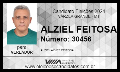 Candidato ALZIEL FEITOSA 2024 - VÁRZEA GRANDE - Eleições