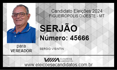 Candidato SERJÃO 2024 - FIGUEIRÓPOLIS D\OESTE - Eleições