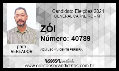 Candidato ZÓI 2024 - GENERAL CARNEIRO - Eleições