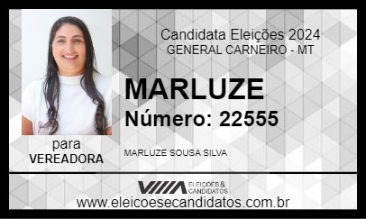 Candidato MARLUZE 2024 - GENERAL CARNEIRO - Eleições