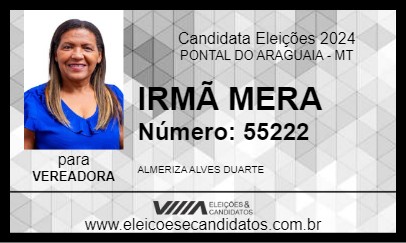 Candidato IRMÃ MERA 2024 - PONTAL DO ARAGUAIA - Eleições