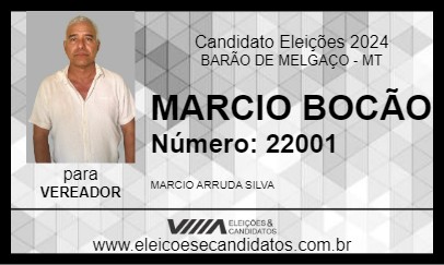 Candidato MARCIO BOCÃO 2024 - BARÃO DE MELGAÇO - Eleições