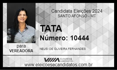 Candidato TATA 2024 - SANTO AFONSO - Eleições