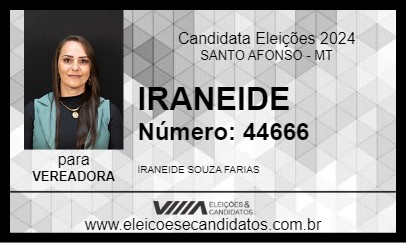 Candidato IRANEIDE 2024 - SANTO AFONSO - Eleições