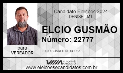 Candidato ELCIO GUSMÃO 2024 - DENISE - Eleições