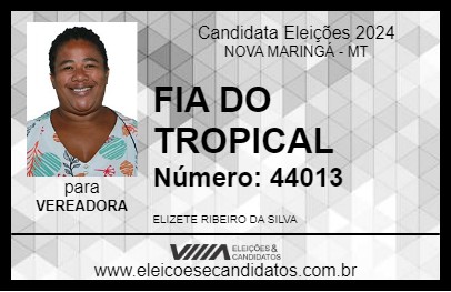 Candidato FIA DO TROPICAL 2024 - NOVA MARINGÁ - Eleições