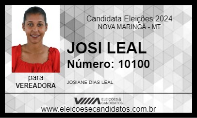 Candidato JOSI DIAS 2024 - NOVA MARINGÁ - Eleições