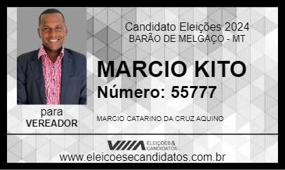 Candidato MARCIO KITO 2024 - BARÃO DE MELGAÇO - Eleições