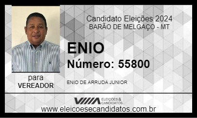 Candidato ENIO 2024 - BARÃO DE MELGAÇO - Eleições