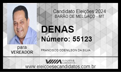 Candidato DENAS 2024 - BARÃO DE MELGAÇO - Eleições