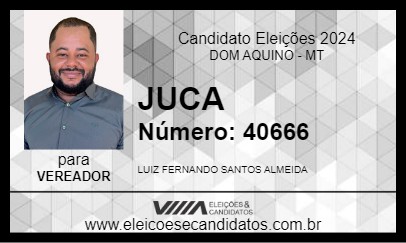 Candidato JUCA 2024 - DOM AQUINO - Eleições