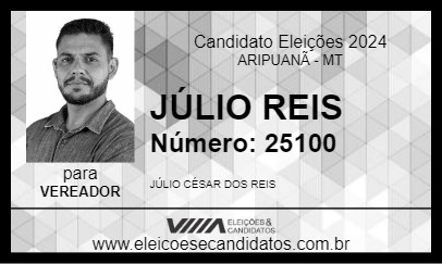 Candidato JÚLIO REIS 2024 - ARIPUANÃ - Eleições