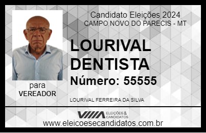 Candidato LOURIVAL DENTISTA 2024 - CAMPO NOVO DO PARECIS - Eleições