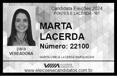 Candidato MARTA LACERDA 2024 - PONTES E LACERDA - Eleições