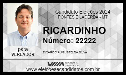 Candidato RICARDINHO 2024 - PONTES E LACERDA - Eleições