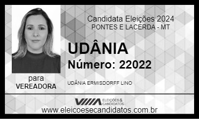 Candidato UDÂNIA 2024 - PONTES E LACERDA - Eleições