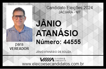 Candidato JÂNIO ATANÁSIO 2024 - JACIARA - Eleições