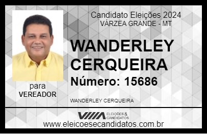 Candidato WANDERLEY CERQUEIRA 2024 - VÁRZEA GRANDE - Eleições