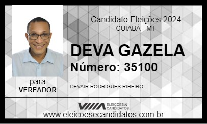 Candidato DEVA GAZELA 2024 - CUIABÁ - Eleições