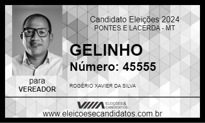 Candidato GELINHO 2024 - PONTES E LACERDA - Eleições