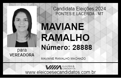 Candidato MAVIANE RAMALHO 2024 - PONTES E LACERDA - Eleições