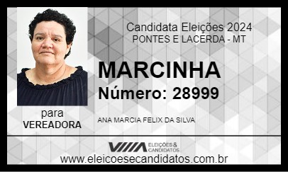 Candidato MARCINHA 2024 - PONTES E LACERDA - Eleições