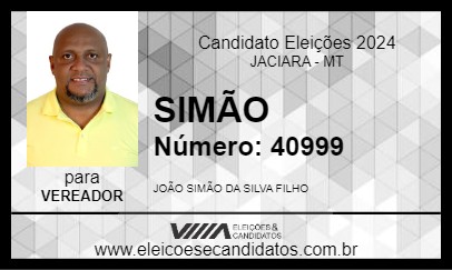 Candidato SIMÃO 2024 - JACIARA - Eleições