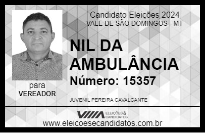 Candidato NIL DA AMBULÂNCIA 2024 - VALE DE SÃO DOMINGOS - Eleições