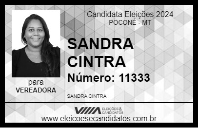 Candidato SANDRA CINTRA 2024 - POCONÉ - Eleições