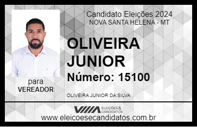 Candidato OLIVEIRA JUNIOR 2024 - NOVA SANTA HELENA - Eleições