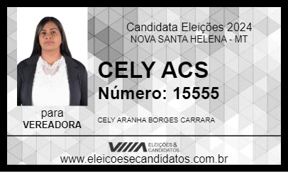 Candidato CELY ACS 2024 - NOVA SANTA HELENA - Eleições