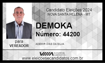 Candidato DEMOKA 2024 - NOVA SANTA HELENA - Eleições