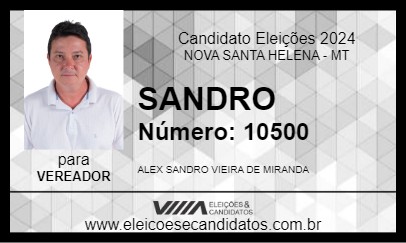 Candidato SANDRO 2024 - NOVA SANTA HELENA - Eleições