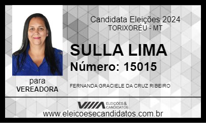 Candidato SULLA LIMA 2024 - TORIXORÉU - Eleições