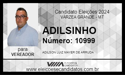 Candidato ADILSINHO 2024 - VÁRZEA GRANDE - Eleições