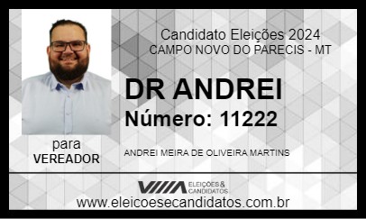 Candidato DR ANDREI 2024 - CAMPO NOVO DO PARECIS - Eleições