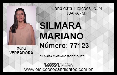 Candidato SILMARA MARIANO 2024 - JUARA - Eleições