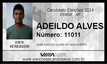 Candidato ADEILDO ALVES 2024 - DENISE - Eleições