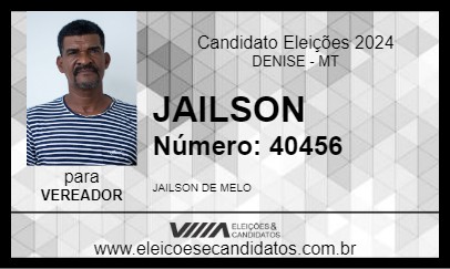 Candidato JAILSON 2024 - DENISE - Eleições