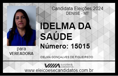 Candidato IDELMA 2024 - DENISE - Eleições