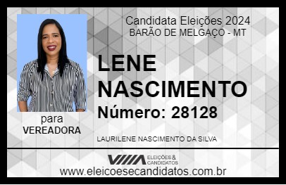 Candidato LENE NASCIMENTO 2024 - BARÃO DE MELGAÇO - Eleições