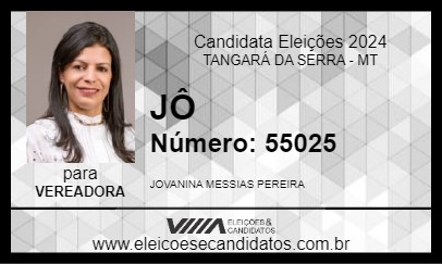 Candidato JÔ 2024 - TANGARÁ DA SERRA - Eleições