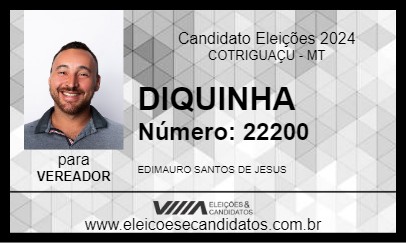 Candidato DIQUINHA 2024 - COTRIGUAÇU - Eleições